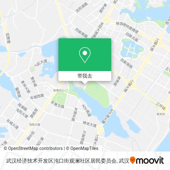 武汉经济技术开发区沌口街观澜社区居民委员会地图