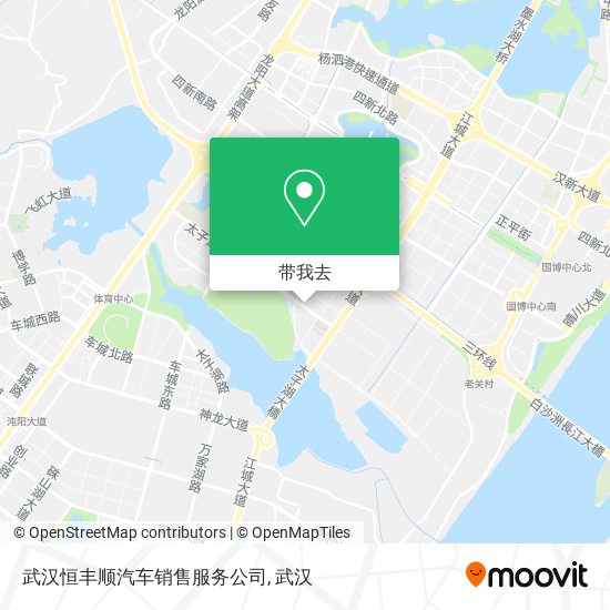 武汉恒丰顺汽车销售服务公司地图