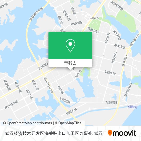 武汉经济技术开发区海关驻出口加工区办事处地图