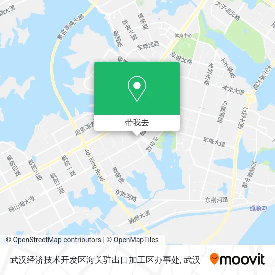 武汉经济技术开发区海关驻出口加工区办事处地图