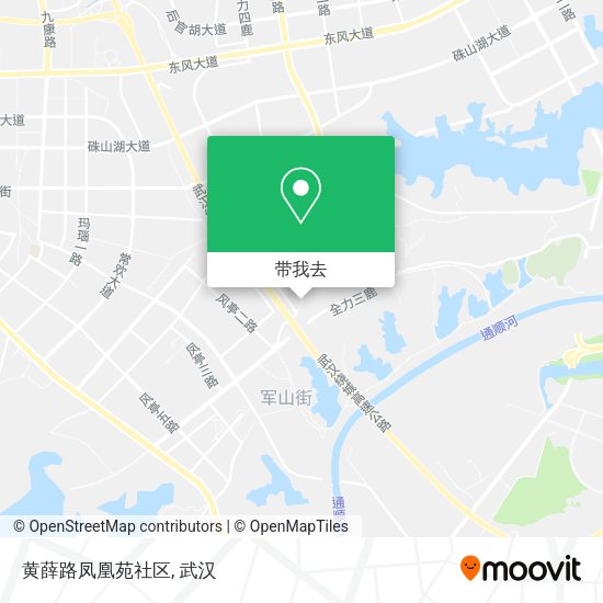 黄薛路凤凰苑社区地图