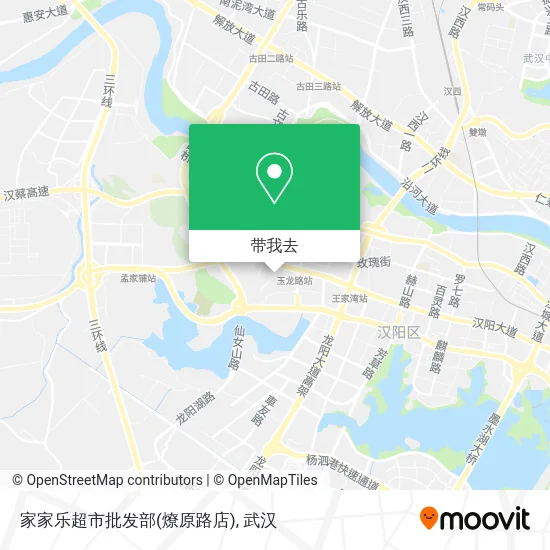 家家乐超市批发部(燎原路店)地图