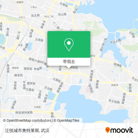 泛悦城市奥特莱斯地图