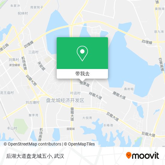 后湖大道盘龙城五小地图