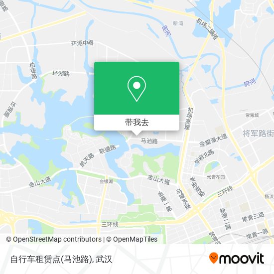 自行车租赁点(马池路)地图