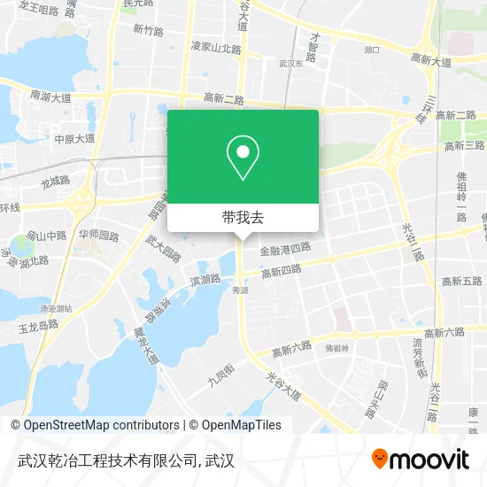 武汉乾冶工程技术有限公司地图