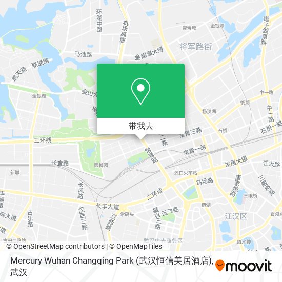 Mercury Wuhan Changqing Park (武汉恒信美居酒店)地图