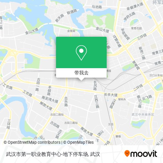 武汉市第一职业教育中心-地下停车场地图