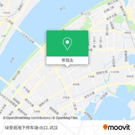 绿景苑地下停车场-出口地图