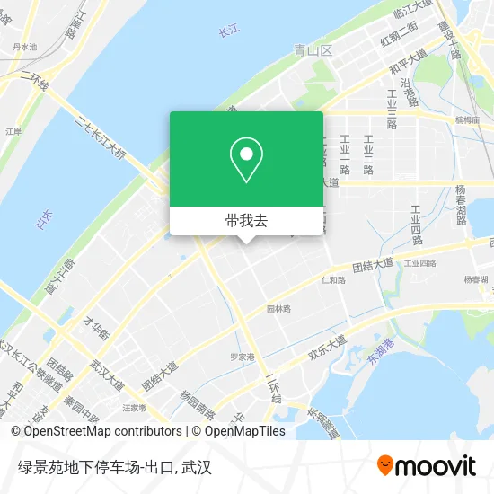 绿景苑地下停车场-出口地图