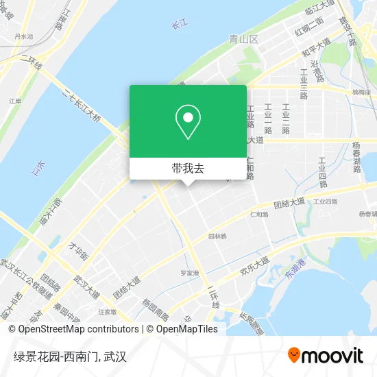 绿景花园-西南门地图