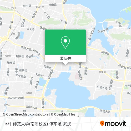 华中师范大学(南湖校区)-停车场地图