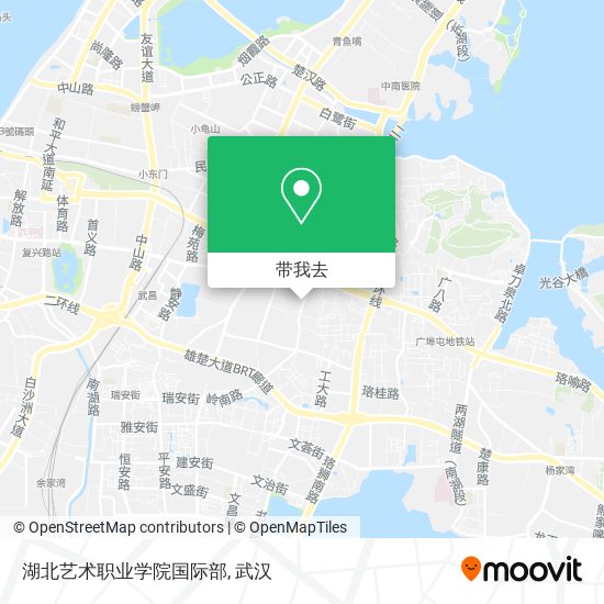 湖北艺术职业学院国际部地图