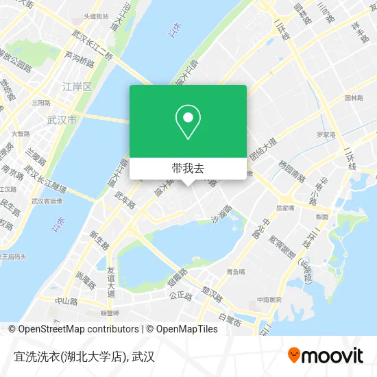 宜洗洗衣(湖北大学店)地图