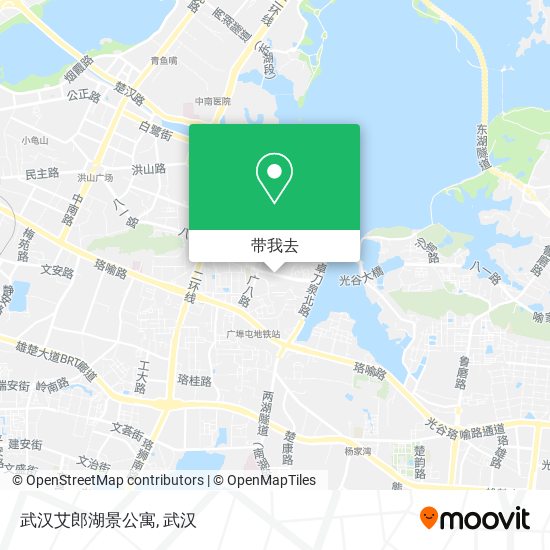武汉艾郎湖景公寓地图