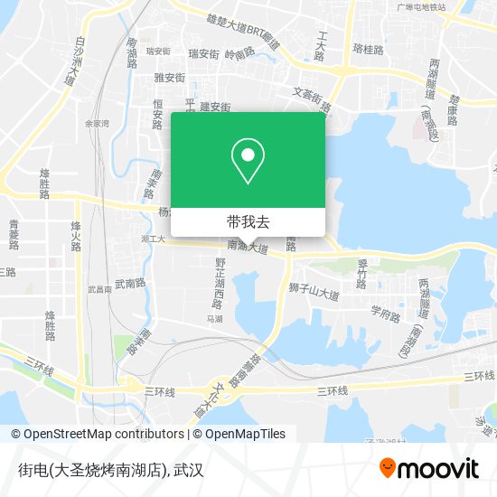 街电(大圣烧烤南湖店)地图