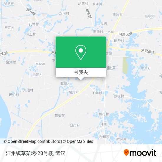 汪集镇草架塆-28号楼地图