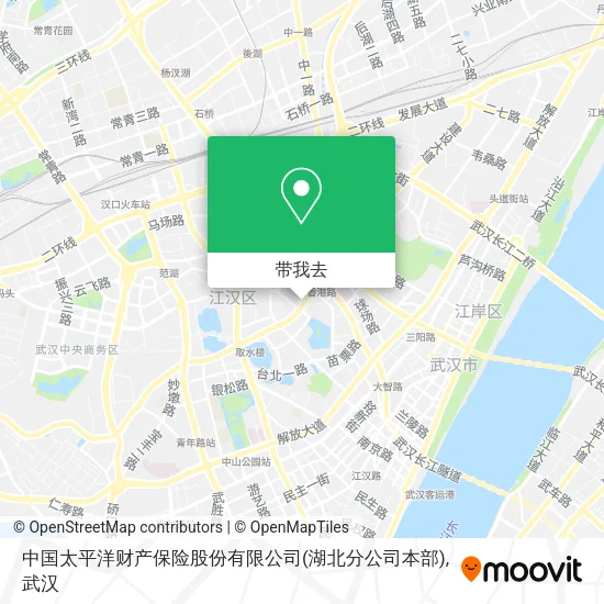 中国太平洋财产保险股份有限公司(湖北分公司本部)地图