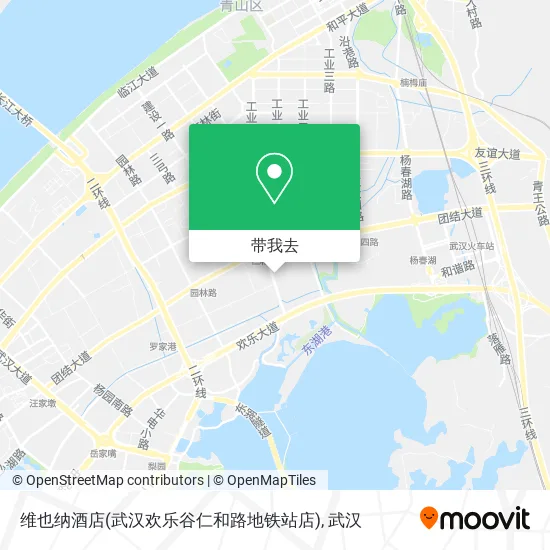 维也纳酒店(武汉欢乐谷仁和路地铁站店)地图