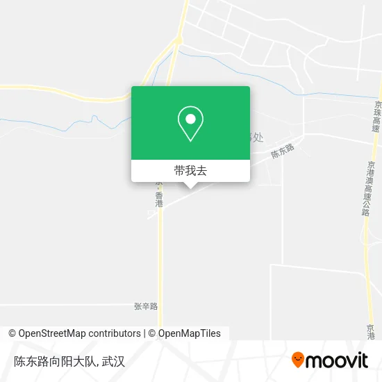 陈东路向阳大队地图