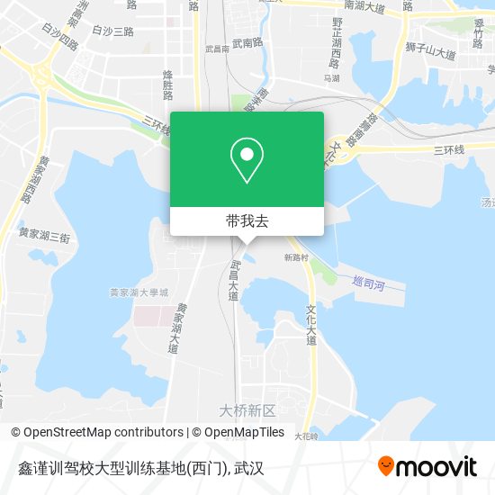 鑫谨训驾校大型训练基地(西门)地图