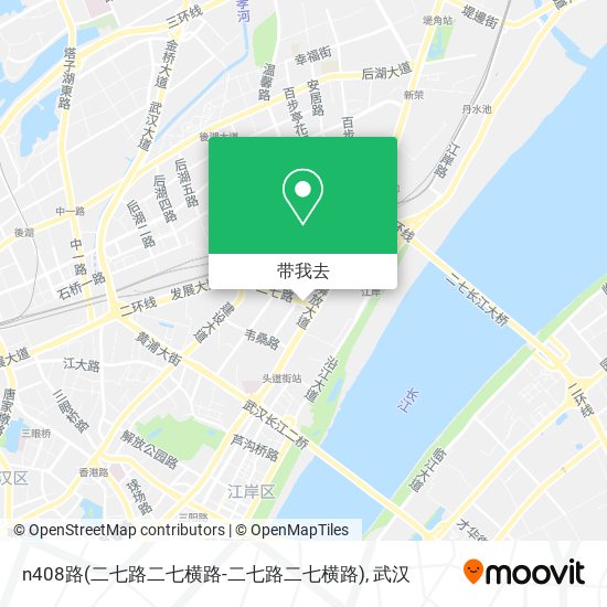 n408路(二七路二七横路-二七路二七横路)地图
