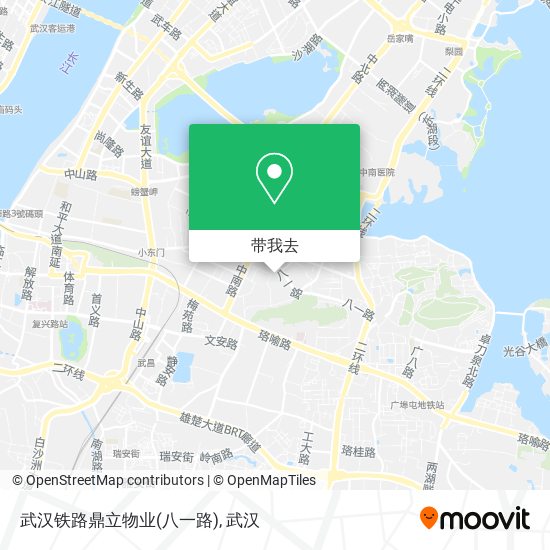 武汉铁路鼎立物业(八一路)地图