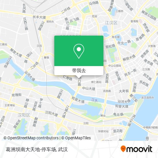葛洲坝南大天地-停车场地图