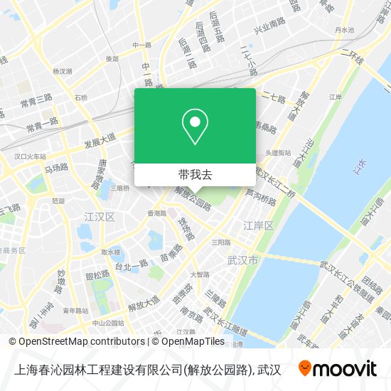 上海春沁园林工程建设有限公司(解放公园路)地图