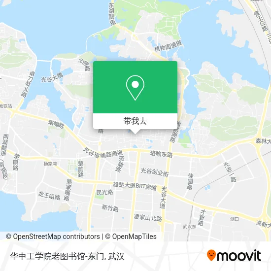 华中工学院老图书馆-东门地图