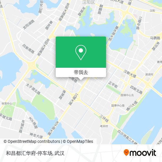 和昌都汇华府-停车场地图
