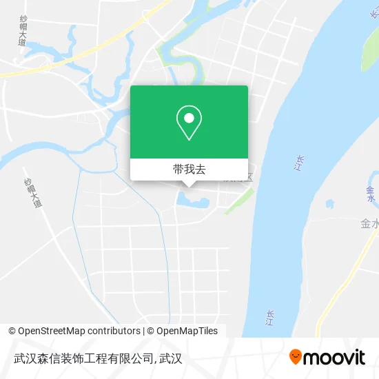 武汉森信装饰工程有限公司地图