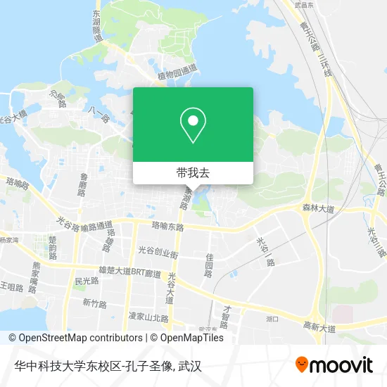 华中科技大学东校区-孔子圣像地图