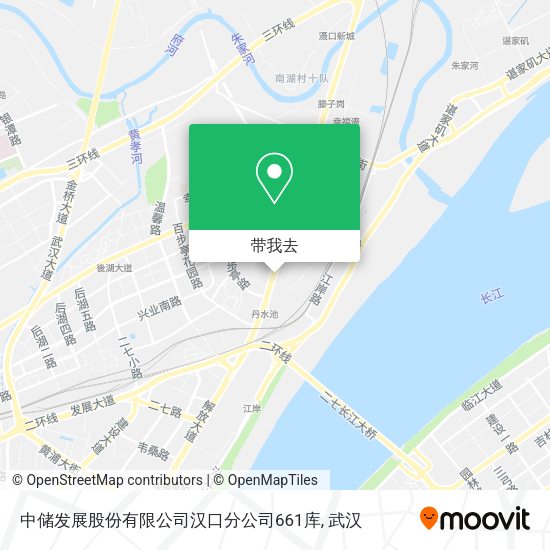中储发展股份有限公司汉口分公司661库地图