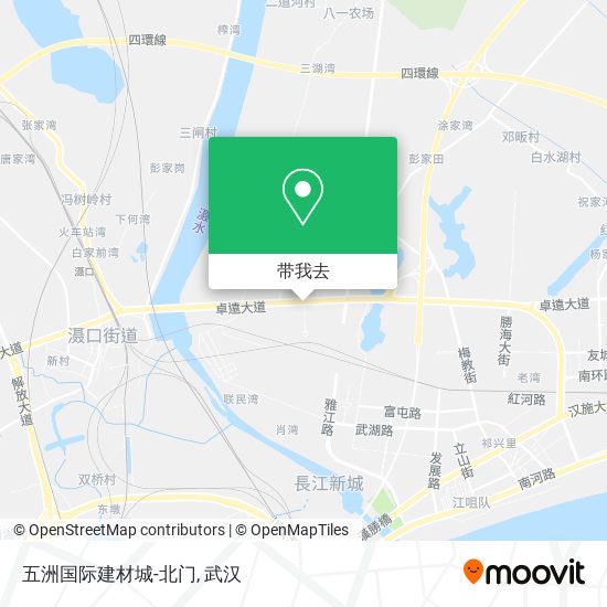 五洲国际建材城-北门地图