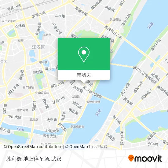 胜利街-地上停车场地图