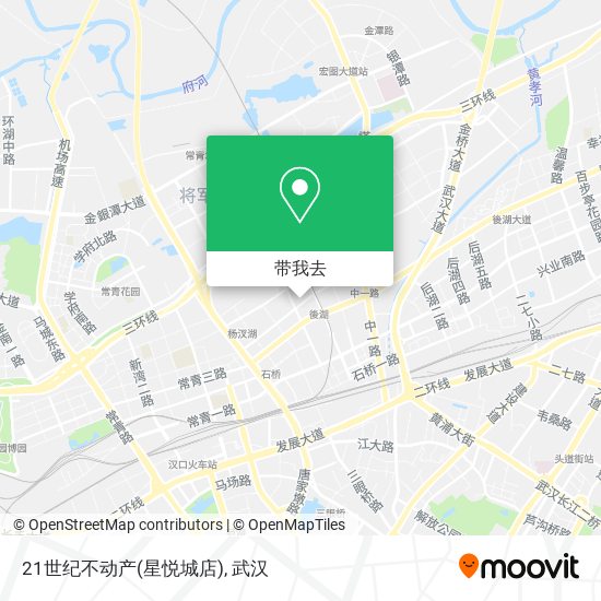 21世纪不动产(星悦城店)地图