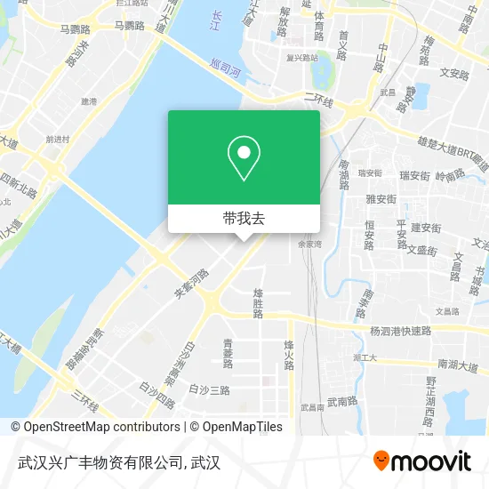 武汉兴广丰物资有限公司地图