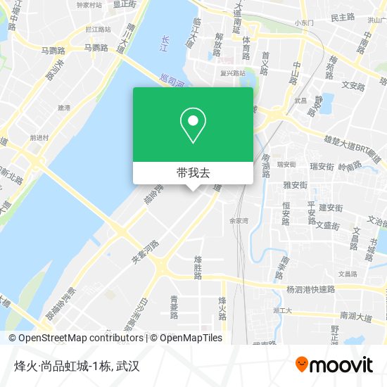 烽火·尚品虹城-1栋地图