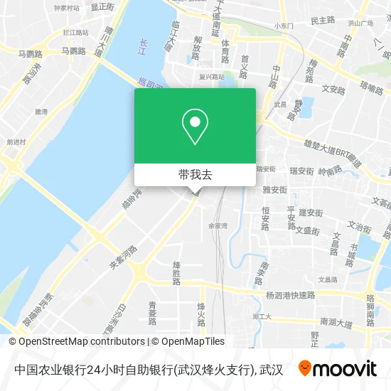 中国农业银行24小时自助银行(武汉烽火支行)地图