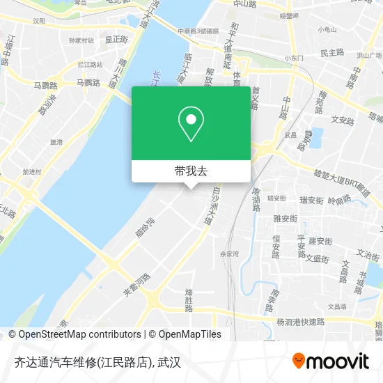 齐达通汽车维修(江民路店)地图