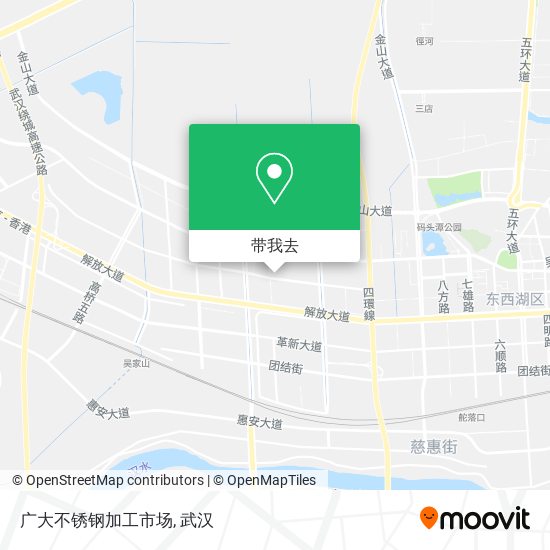 广大不锈钢加工市场地图