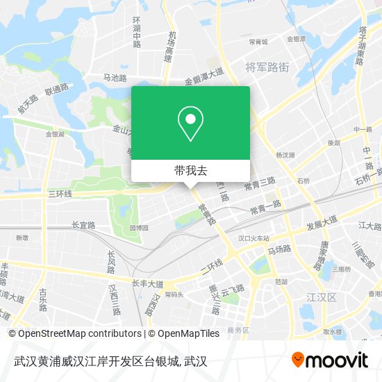 武汉黄浦威汉江岸开发区台银城地图