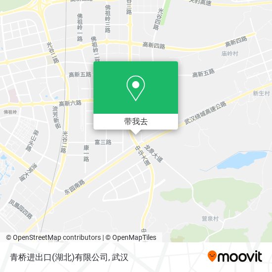 青桥进出口(湖北)有限公司地图