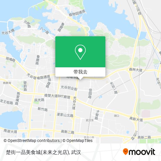 楚街一品美食城(未来之光店)地图