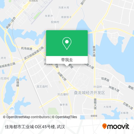 佳海都市工业城-D区45号楼地图