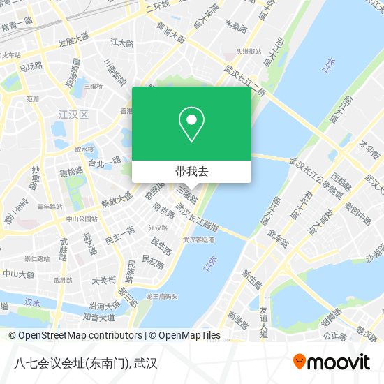 八七会议会址(东南门)地图