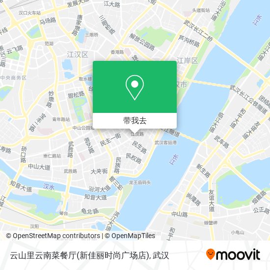 云山里云南菜餐厅(新佳丽时尚广场店)地图