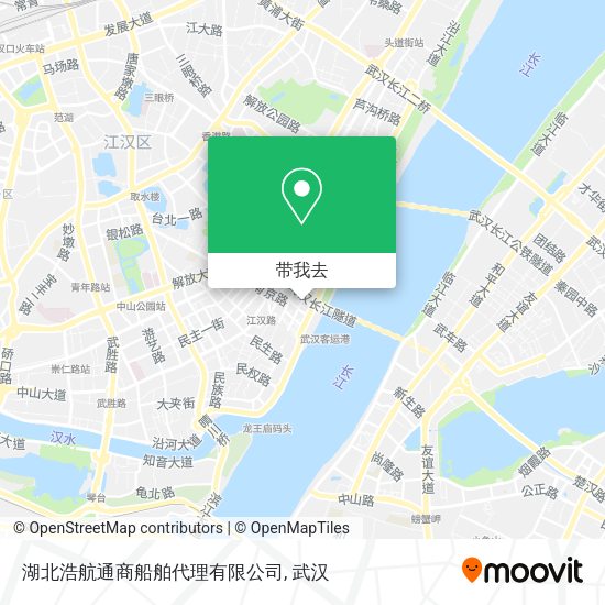 湖北浩航通商船舶代理有限公司地图