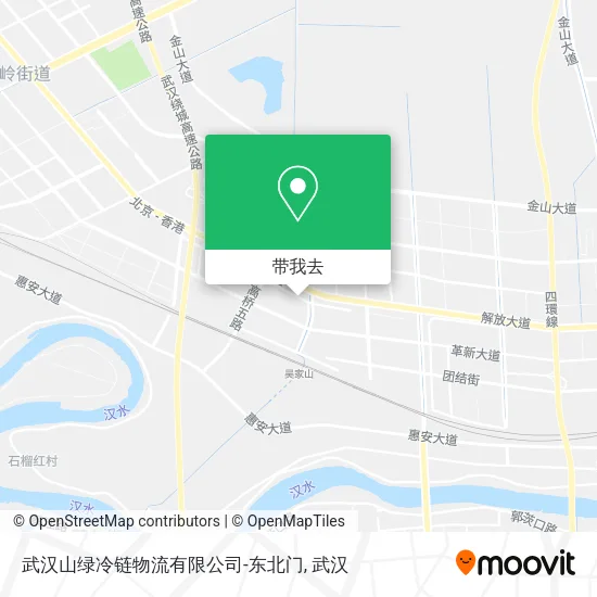 武汉山绿冷链物流有限公司-东北门地图